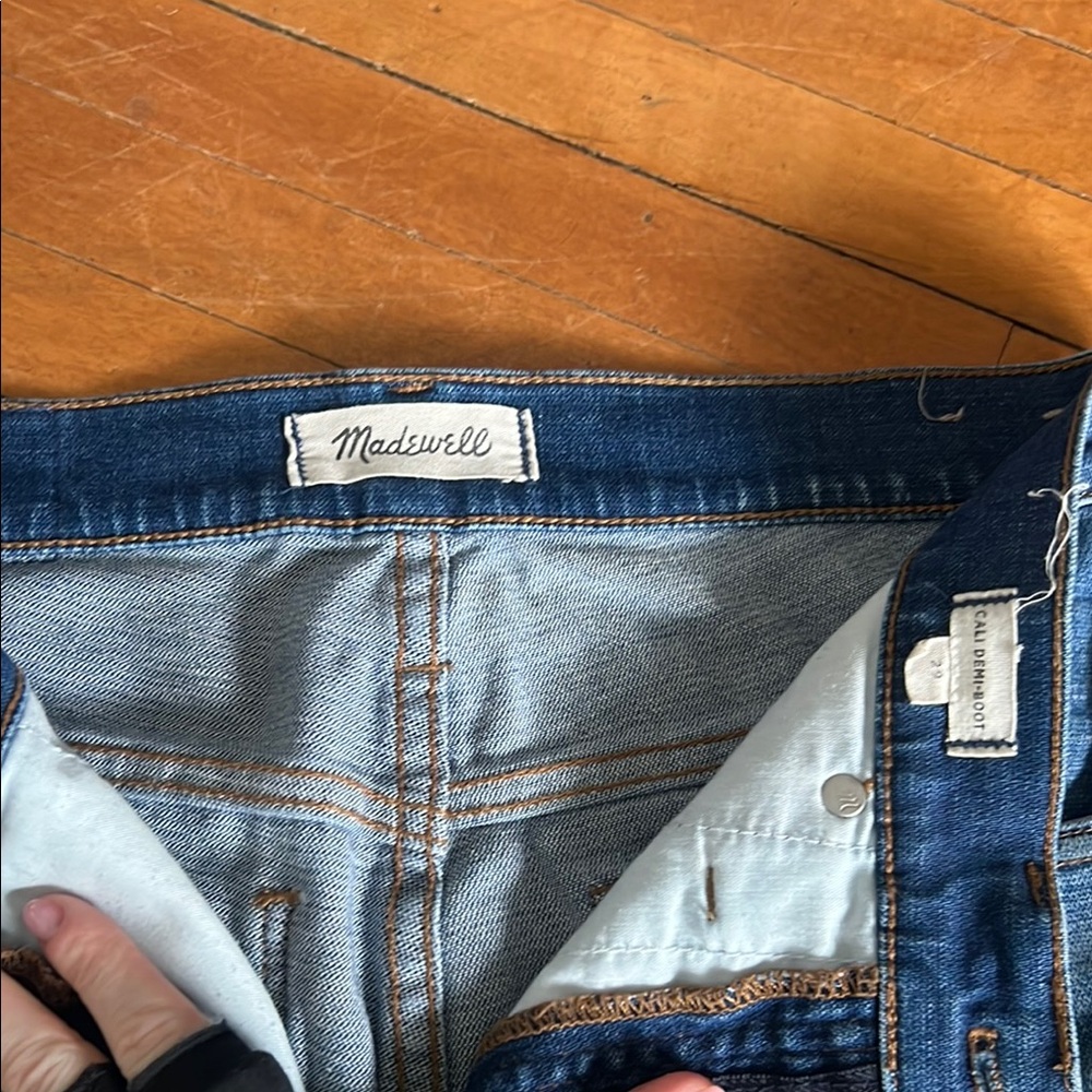 Madewell Distressed Patchwork Jeans - image 3